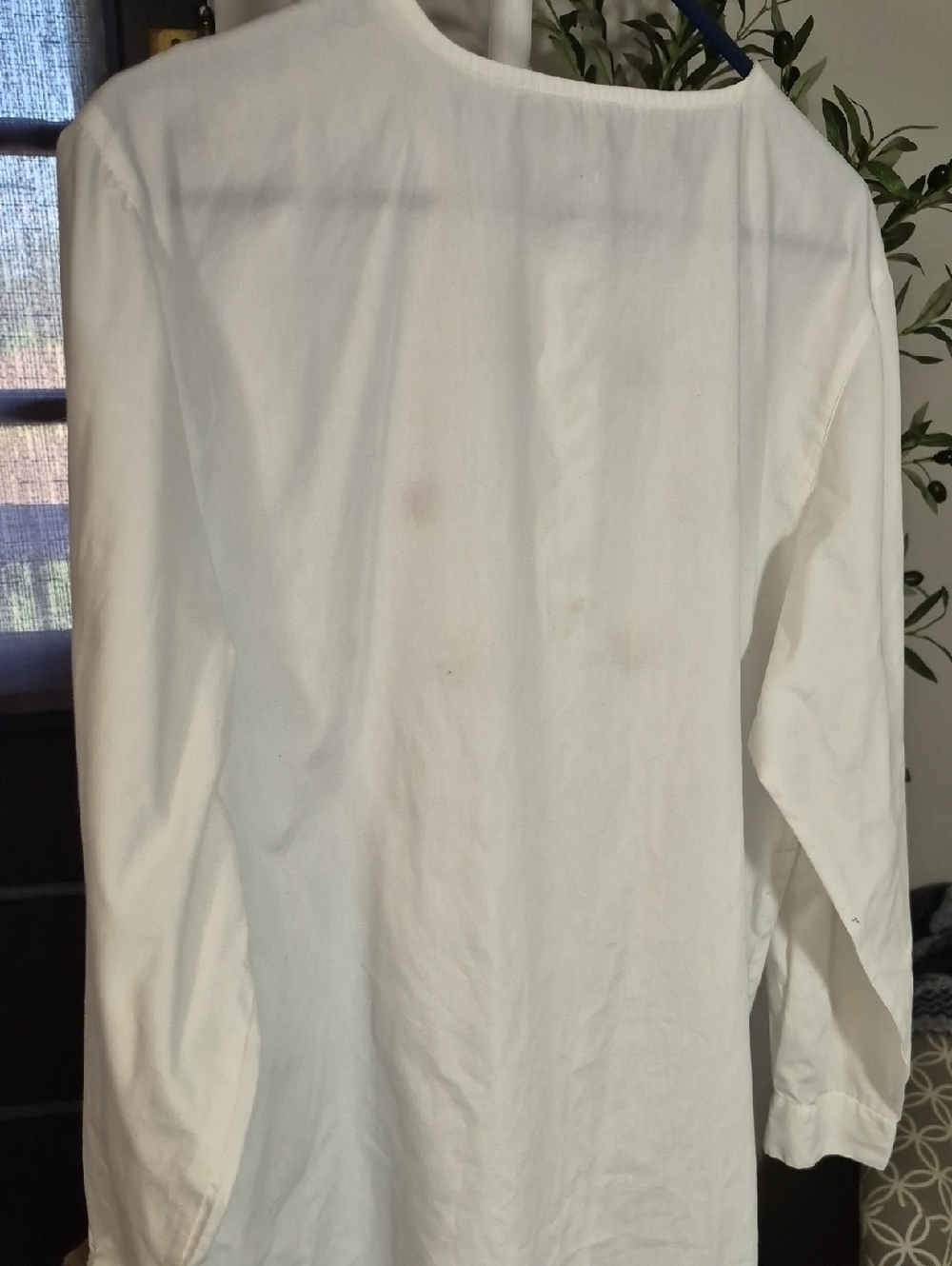 Cabin Creek Vintage Floral Embroidered Button Down Shirt Large Grannycore - Picture 6 of 6